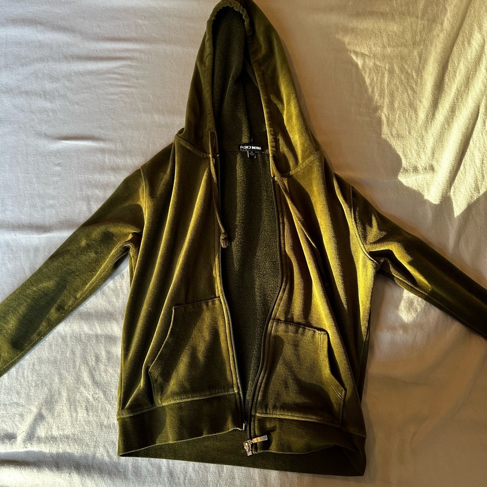 Velour tracksuit